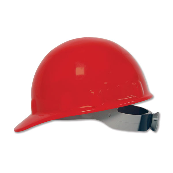 White Hard Hats - Fibre Metal - Impact Resistant