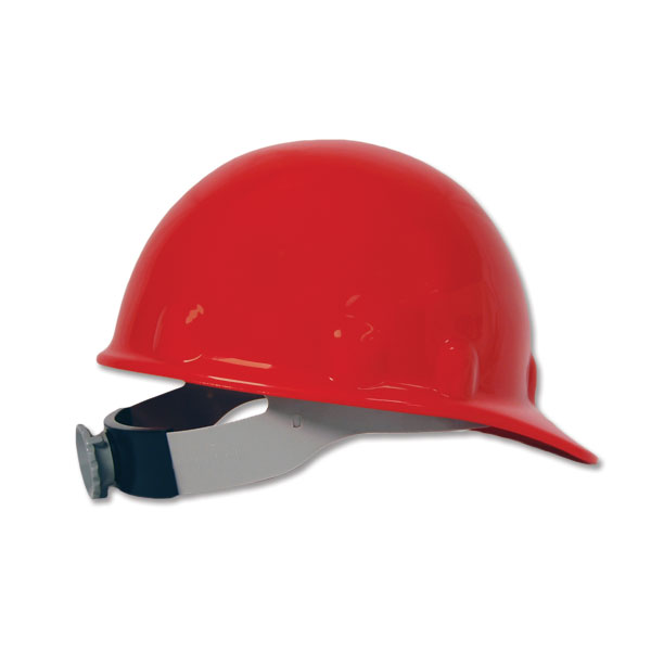 White Hard Hats - Fibre Metal - Impact Resistant
