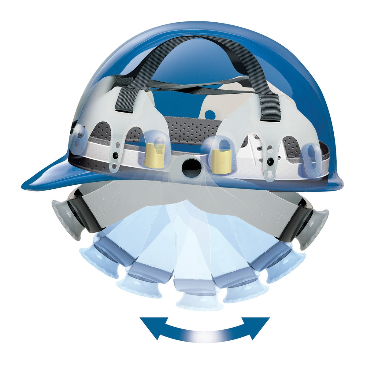 White Hard Hats - Fibre Metal - Comfortable Design