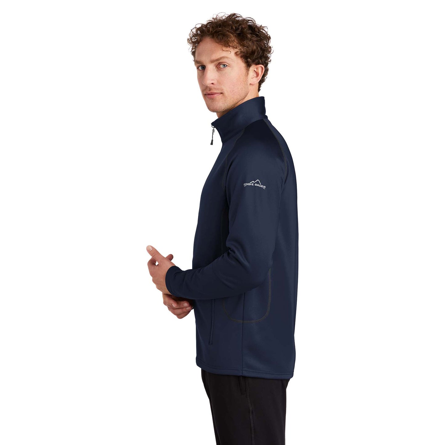 Black Sweatshirts - Eddie Bauer - Smooth Polyester Fleece