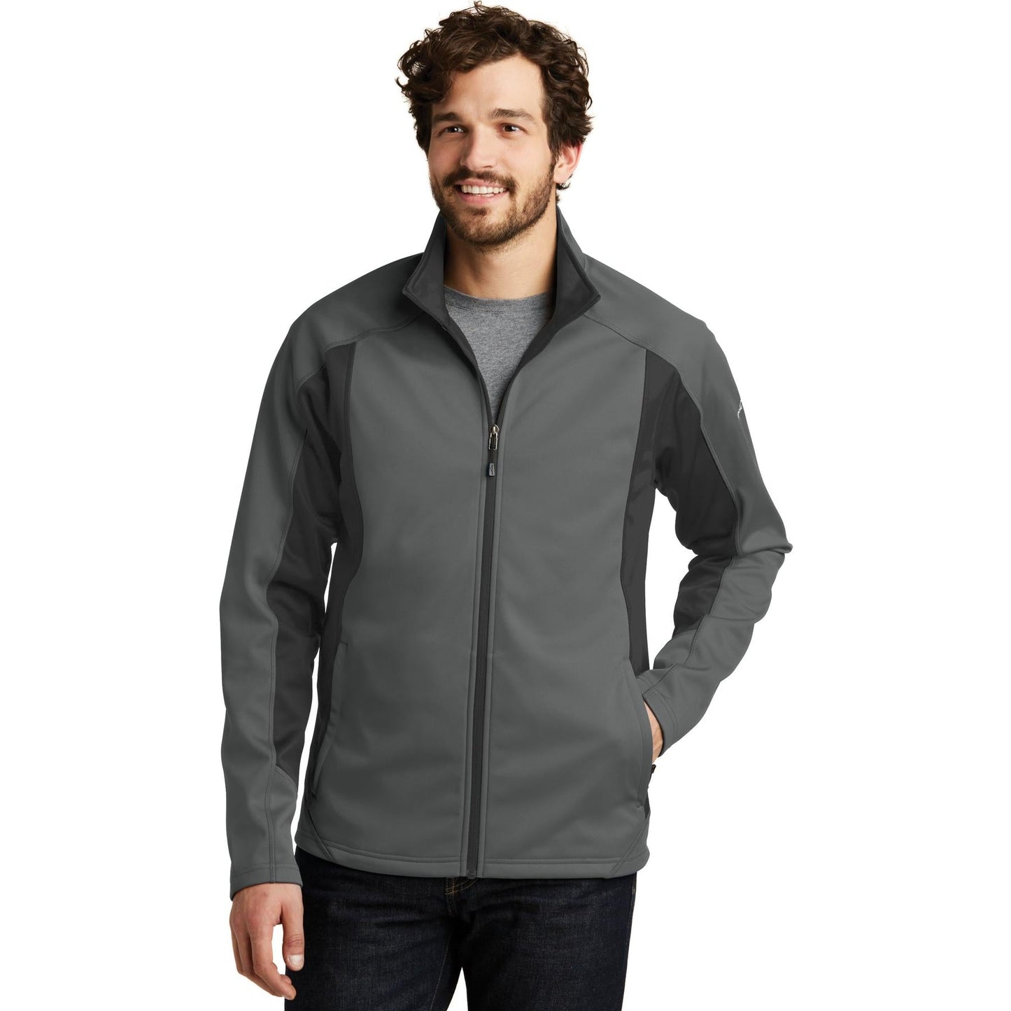 Black Soft Shell Jacket - Eddie Bauer - Waterproof Design