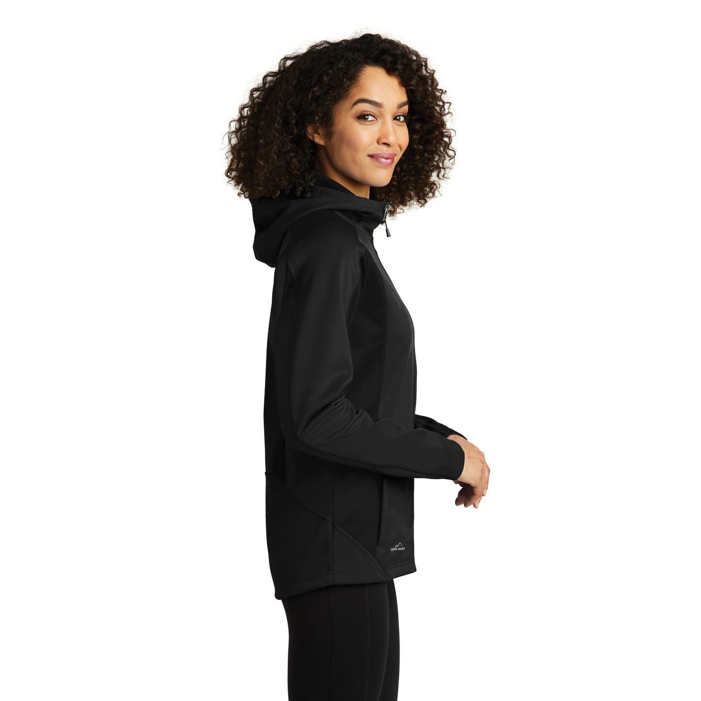 Black Soft Shell Jacket - Eddie Bauer - Waterproof Design