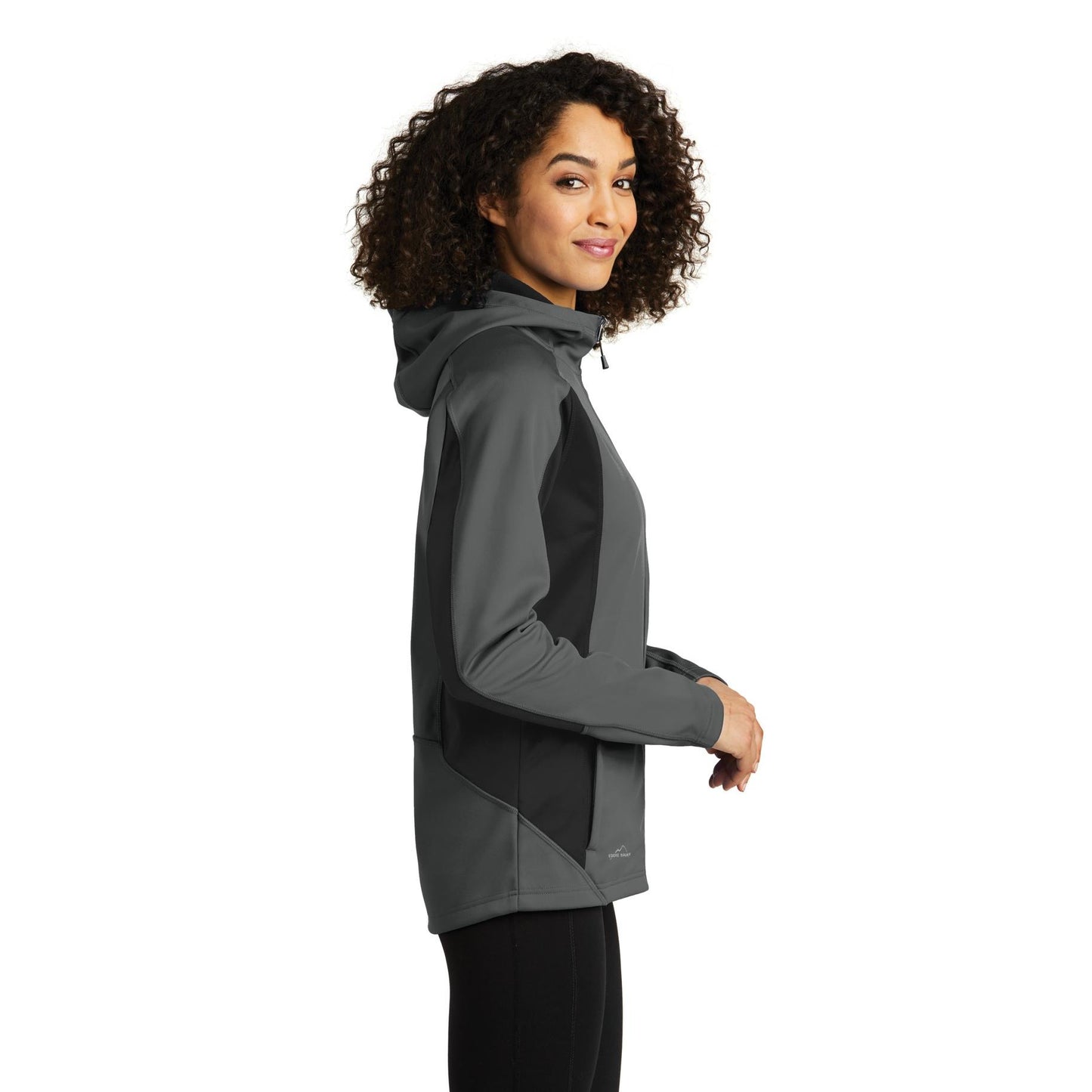 Black Soft Shell Jacket - Eddie Bauer - Waterproof Design