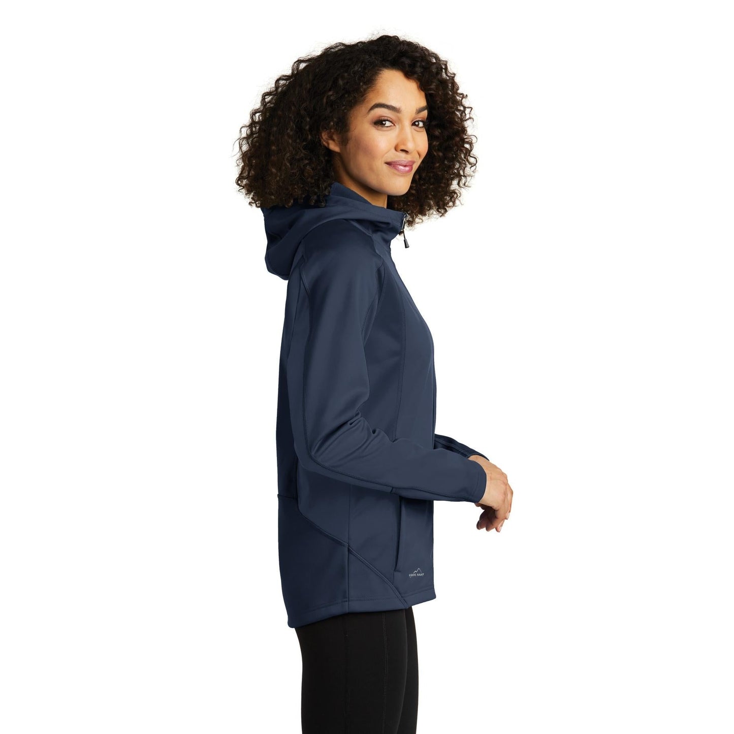 Black Soft Shell Jacket - Eddie Bauer - Waterproof Design