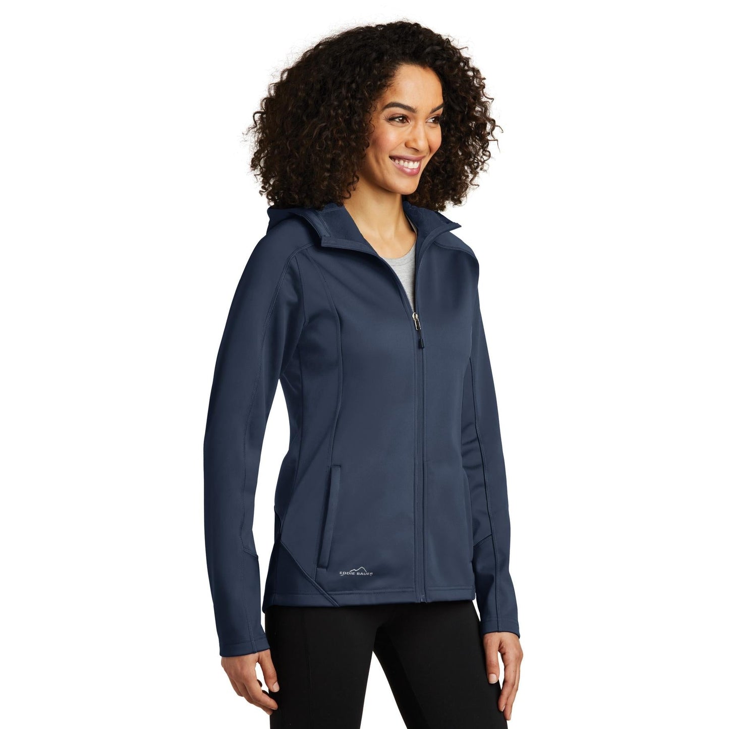 Black Soft Shell Jacket - Eddie Bauer - Waterproof Design