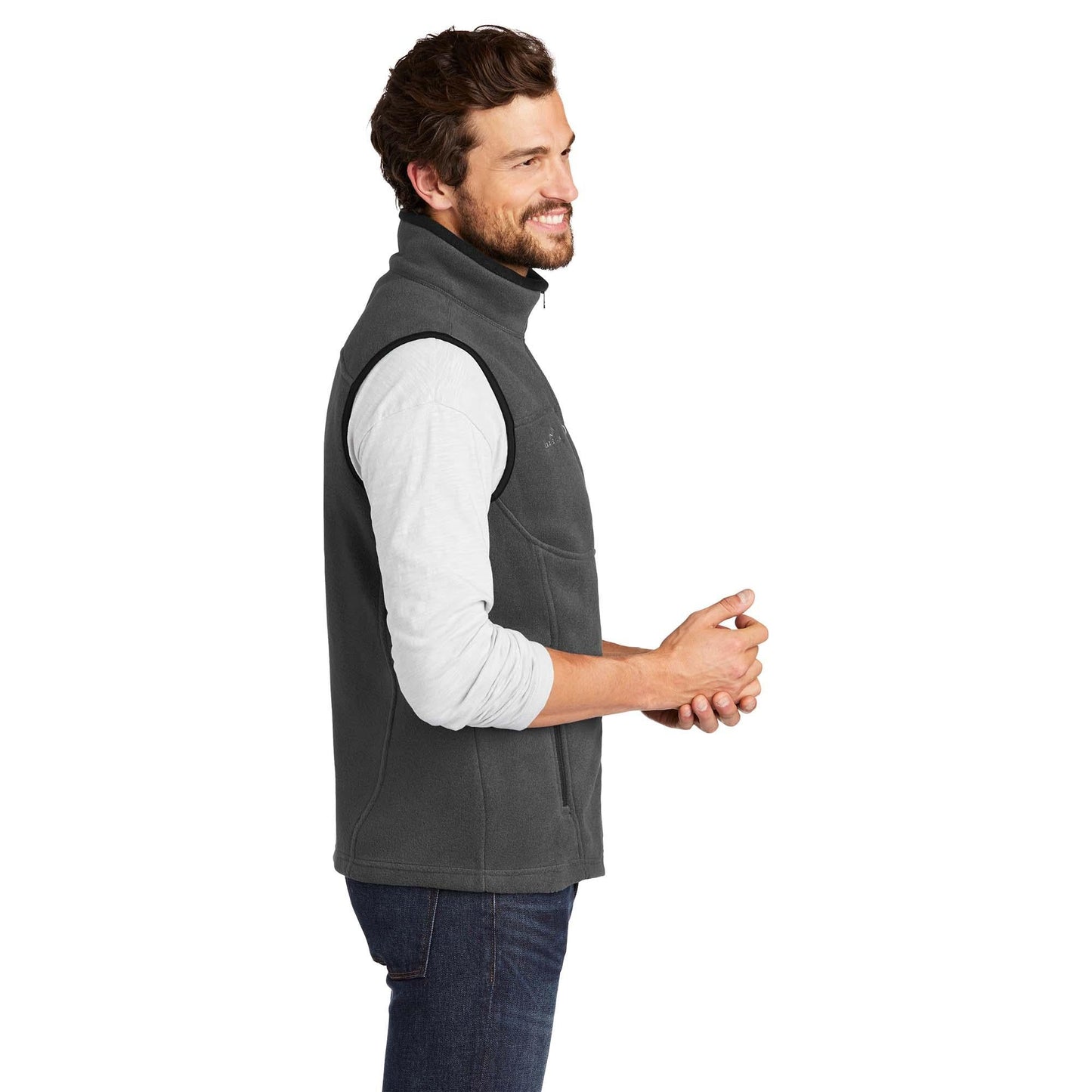 Black Fleece Vest - Eddie Bauer - Comfortable Style