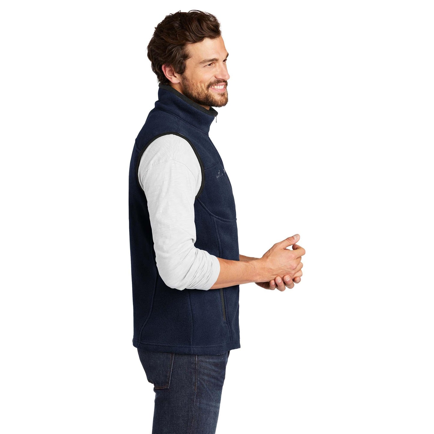 Black Fleece Vest - Eddie Bauer - Comfortable Style