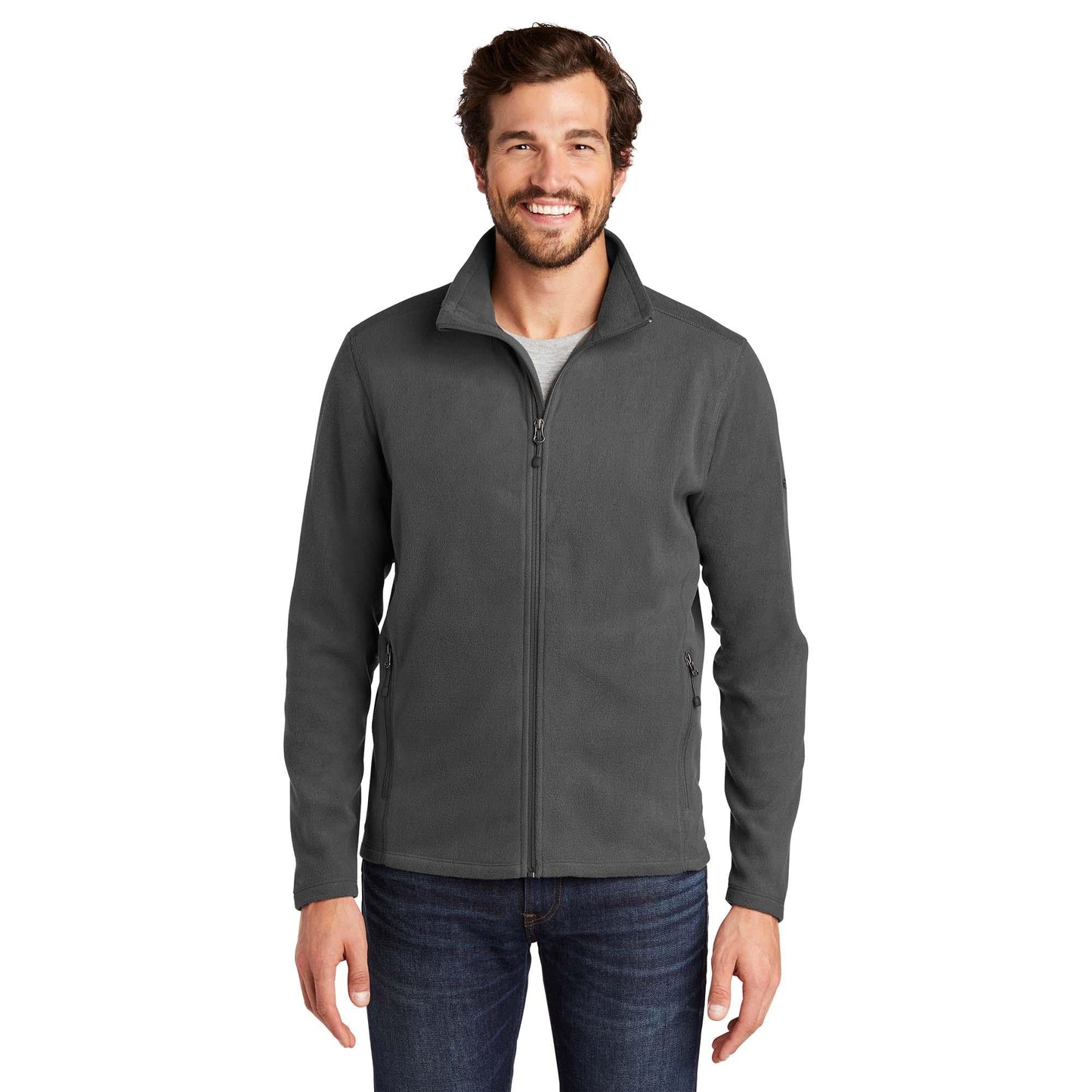 Black Microfleece Jacket - Eddie Bauer - Cozy Comfort