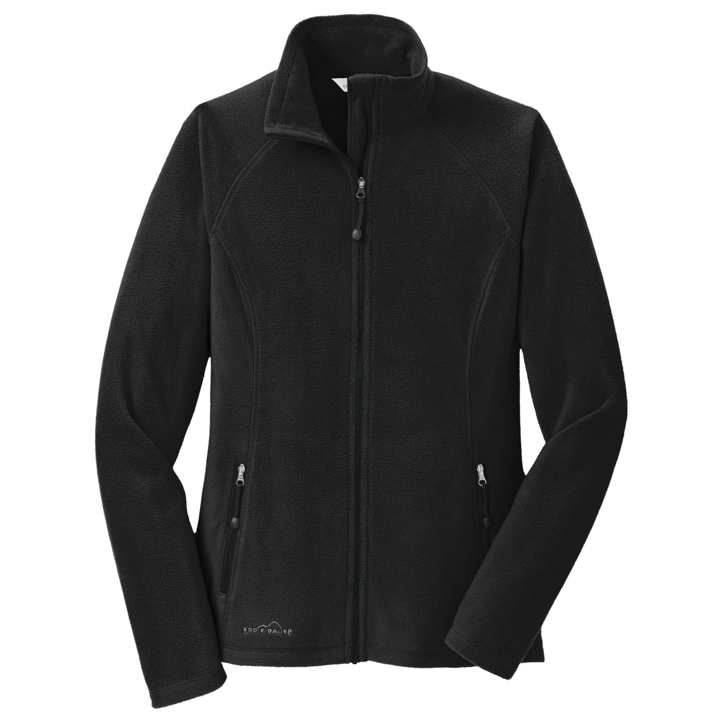 Black Microfleece Jacket - Eddie Bauer - Lightweight Comfort