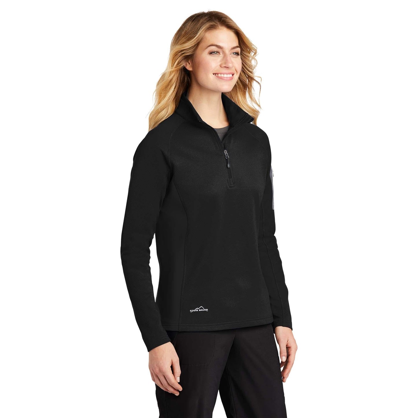 Black Performance Fleece - Eddie Bauer - Sleek Style