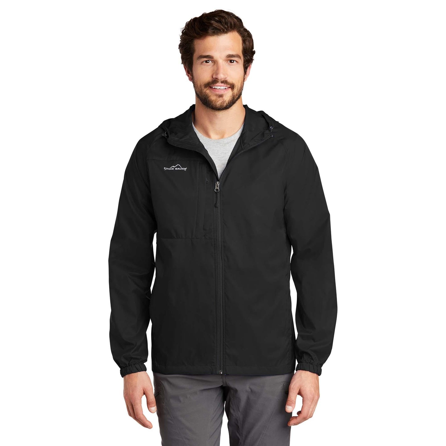 Black Wind Jacket - Eddie Bauer - Compact Design