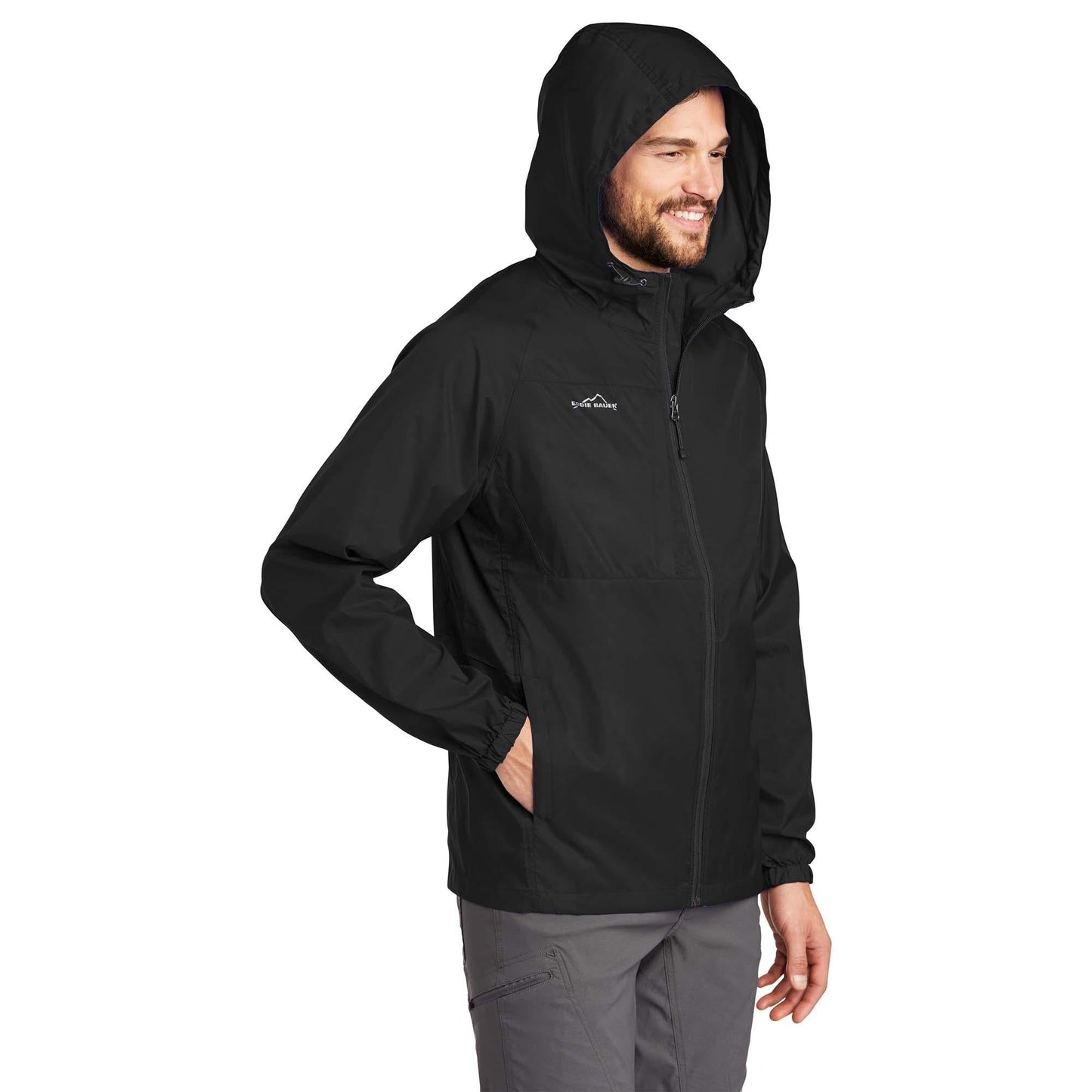 Black Wind Jacket - Eddie Bauer - Compact Design