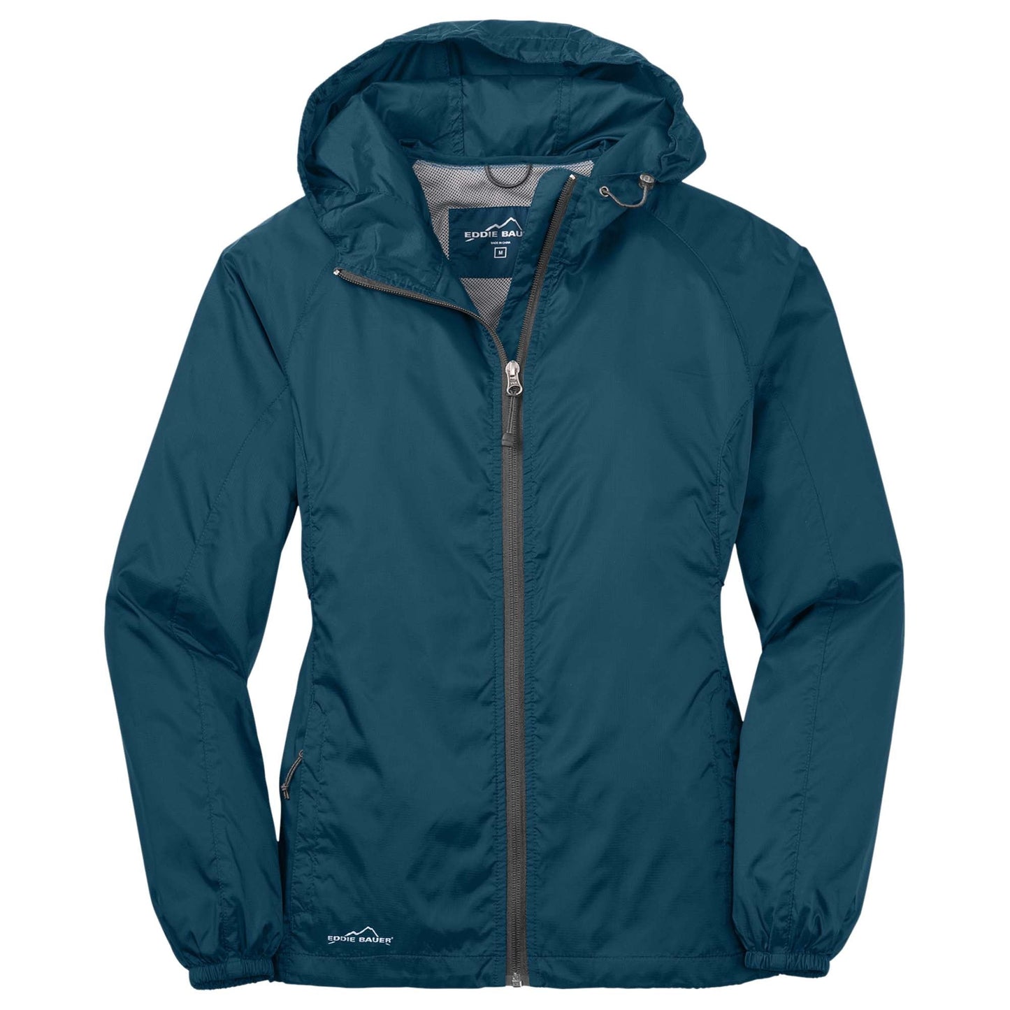 Black Packable Jacket - Eddie Bauer - Nylon Construction