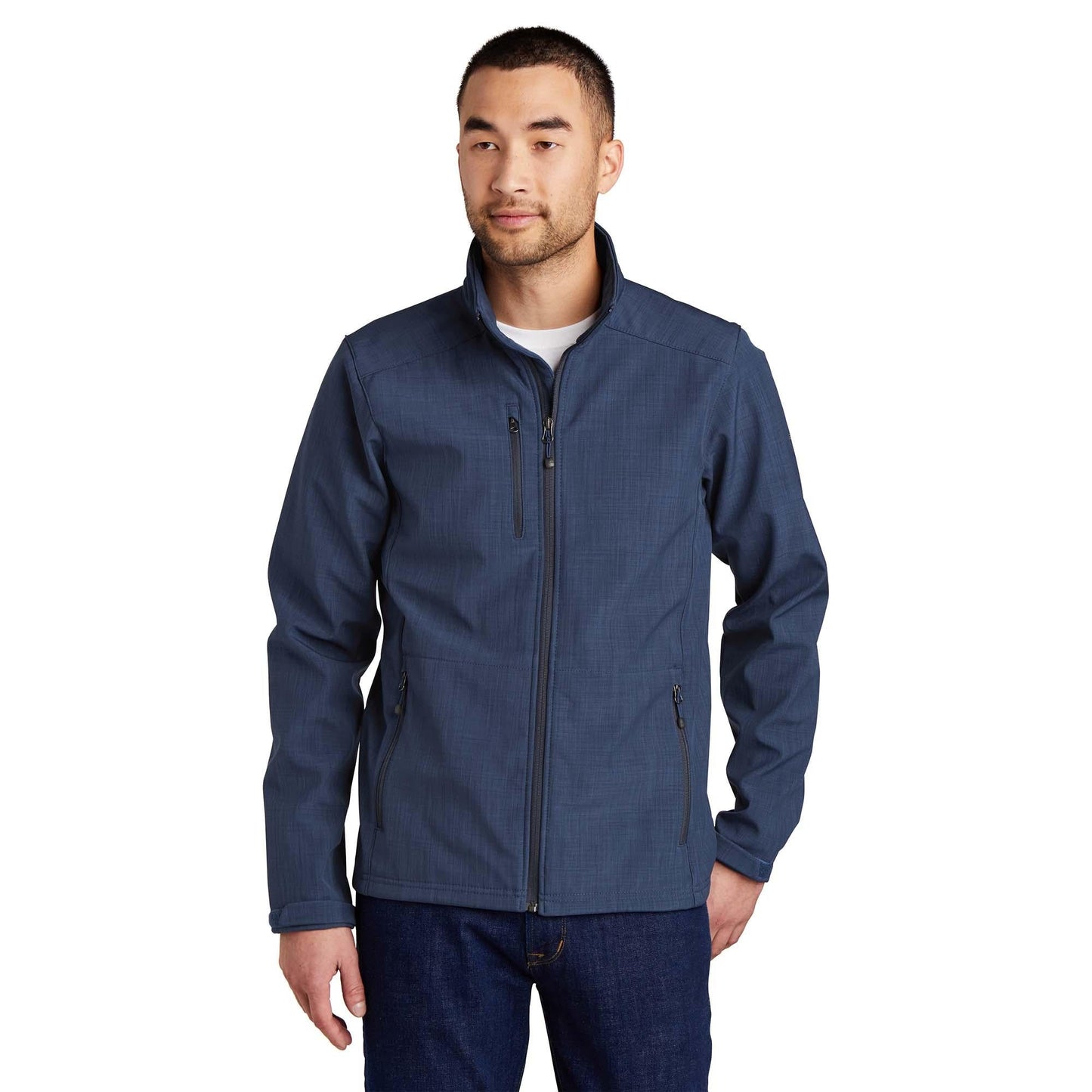 Black Soft Shell Jacket - Eddie Bauer - Water-Resistant