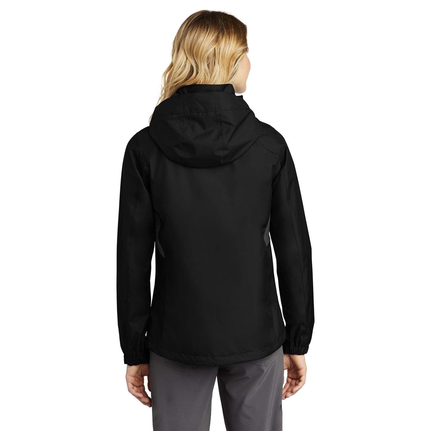 Black/Steel Grey Jacket - Eddie Bauer - Waterproof Design