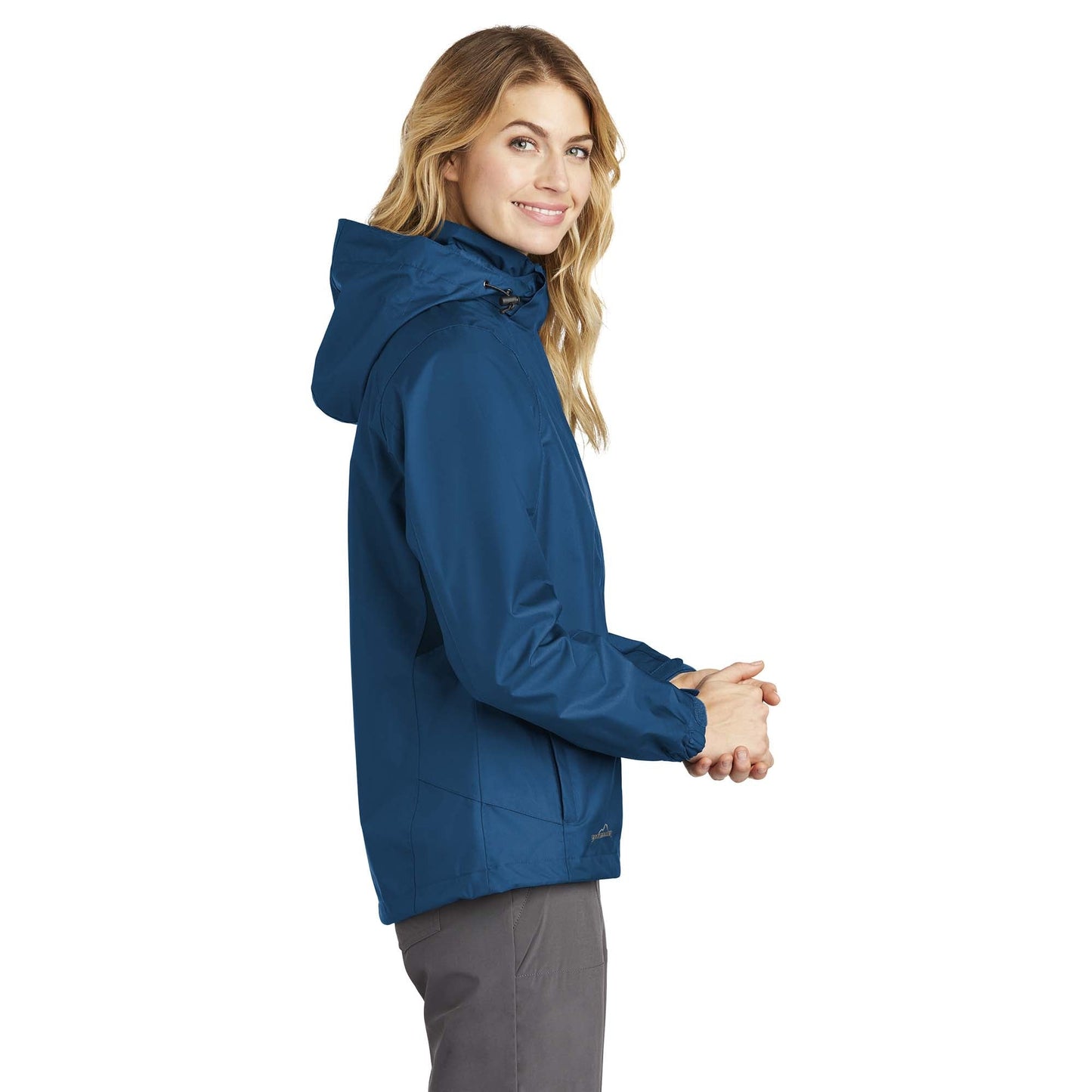 Black/Steel Grey Jacket - Eddie Bauer - Waterproof Design