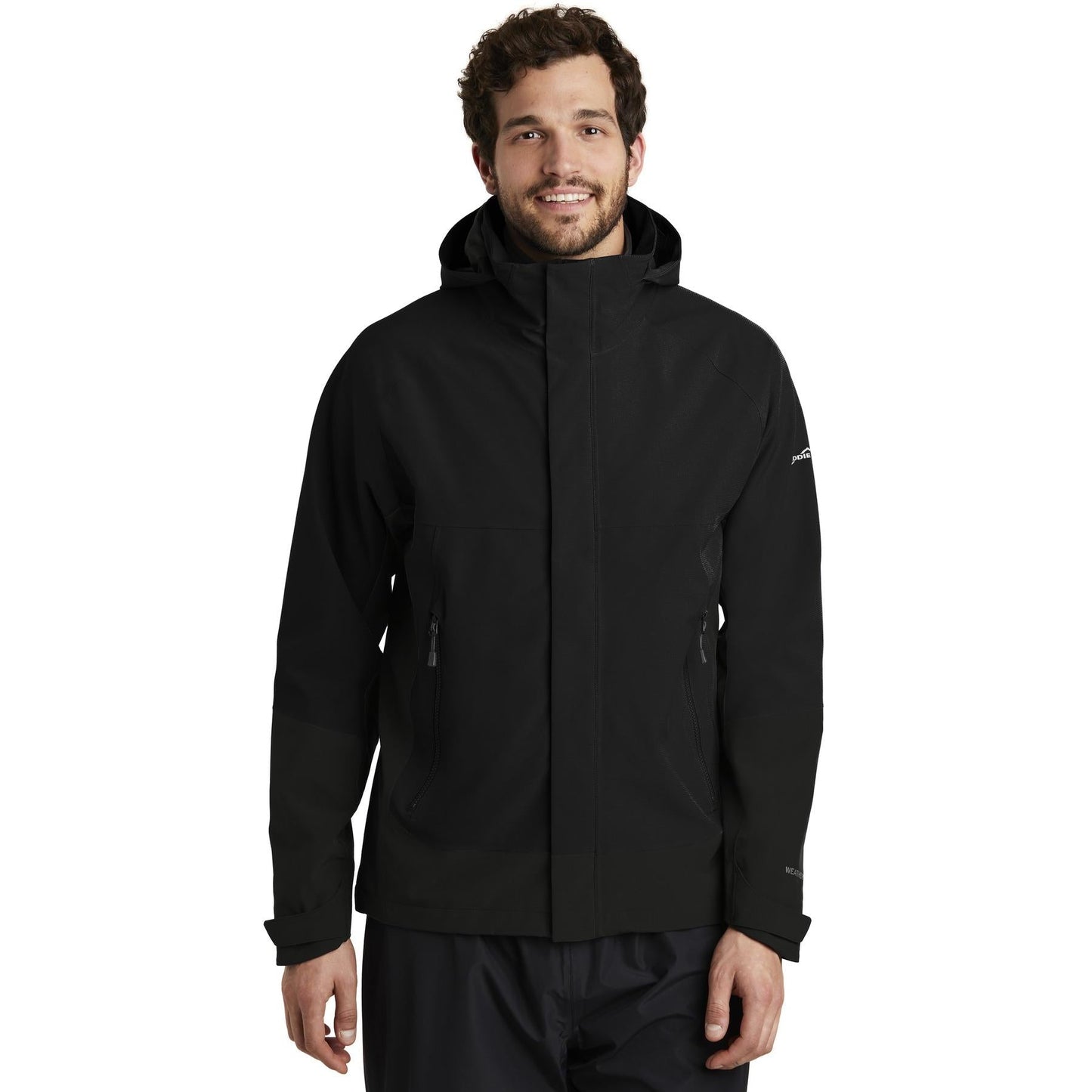 Black Waterproof Jacket - Eddie Bauer - WeatherEdge Tech