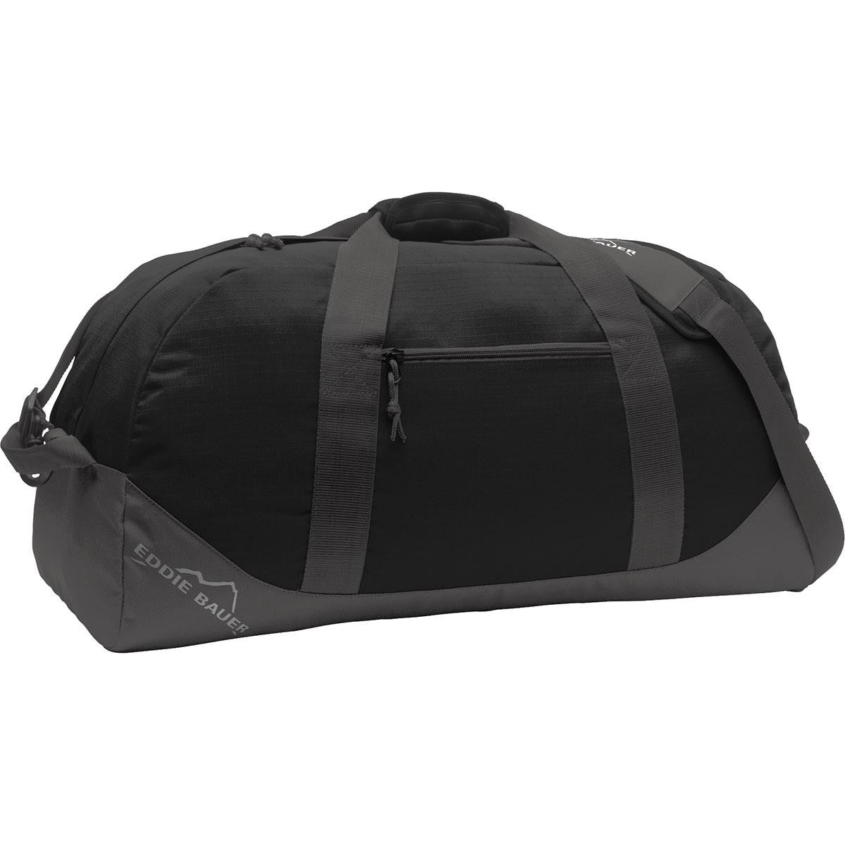 Black/Grey Steel Duffel Bags - Eddie Bauer - Durable Design