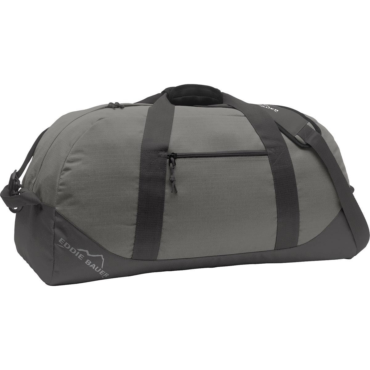 Black/Grey Steel Duffel Bags - Eddie Bauer - Durable Design