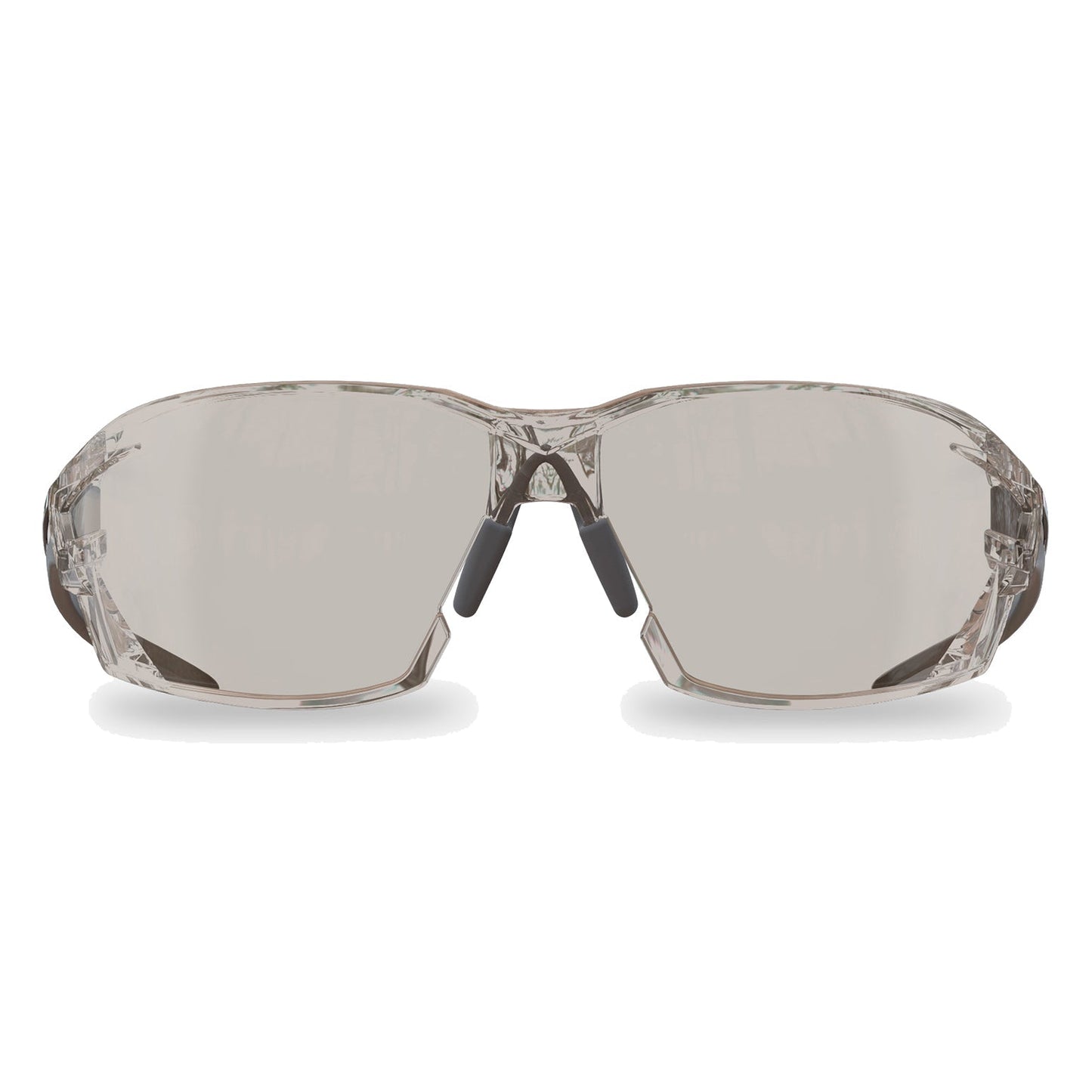 Clear Lens Glasses - Edge - Safety Black Frame