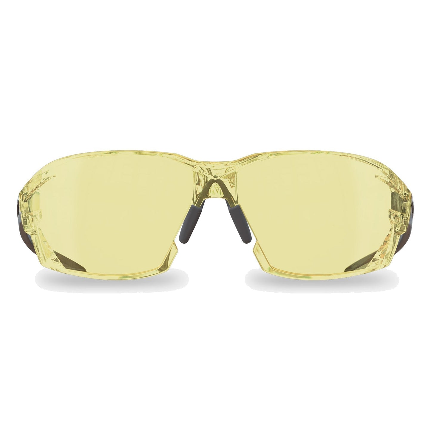 Clear Lens Glasses - Edge - Safety Black Frame
