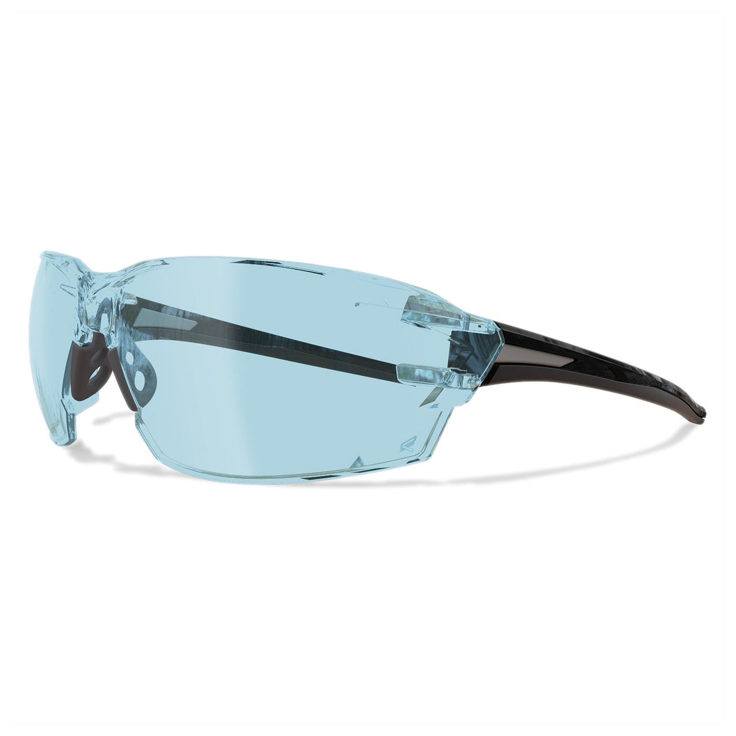 Clear Lens Glasses - Edge - Safety Black Frame