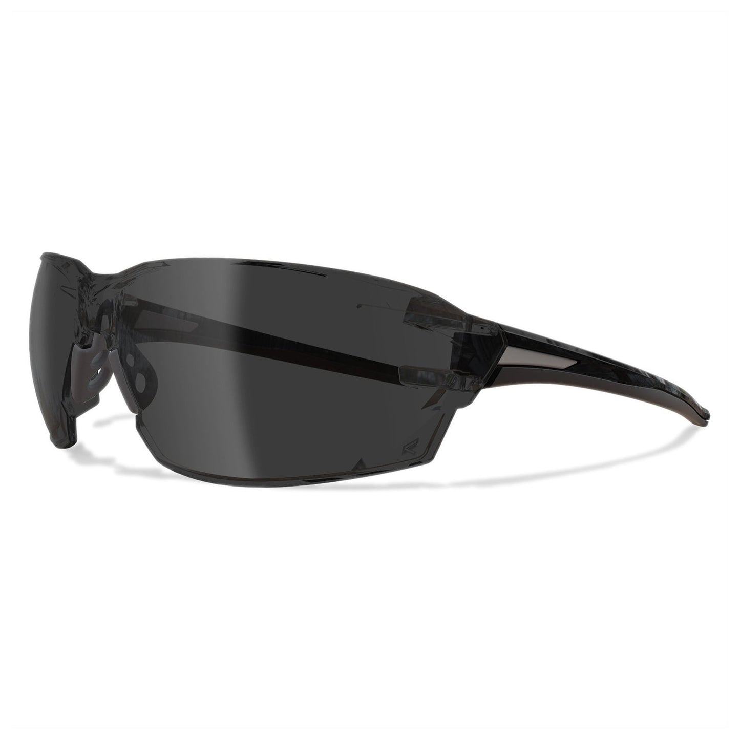 Clear Lens Glasses - Edge - Safety Black Frame