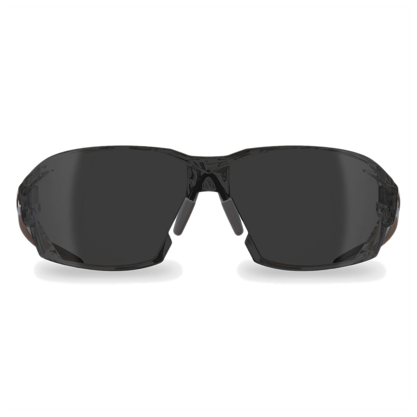Clear Lens Glasses - Edge - Safety Black Frame