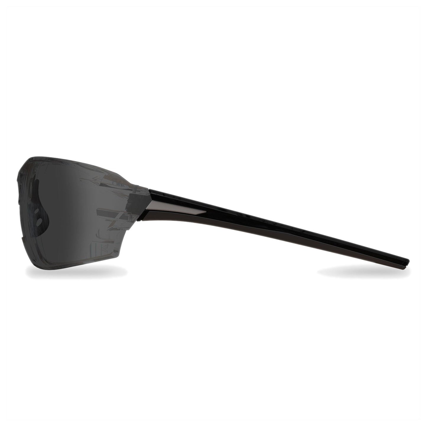 Clear Lens Glasses - Edge - Safety Black Frame