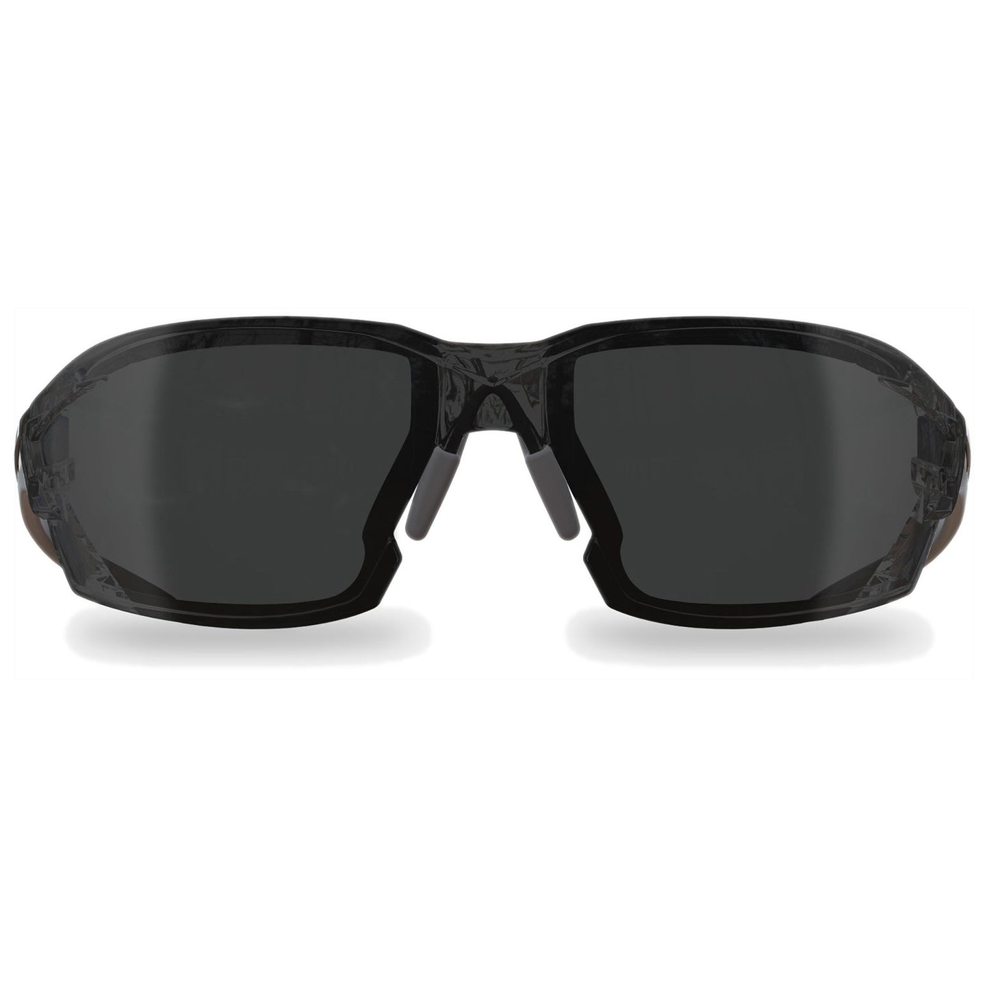 Clear Lens Glasses - Edge - Safety Black Frame