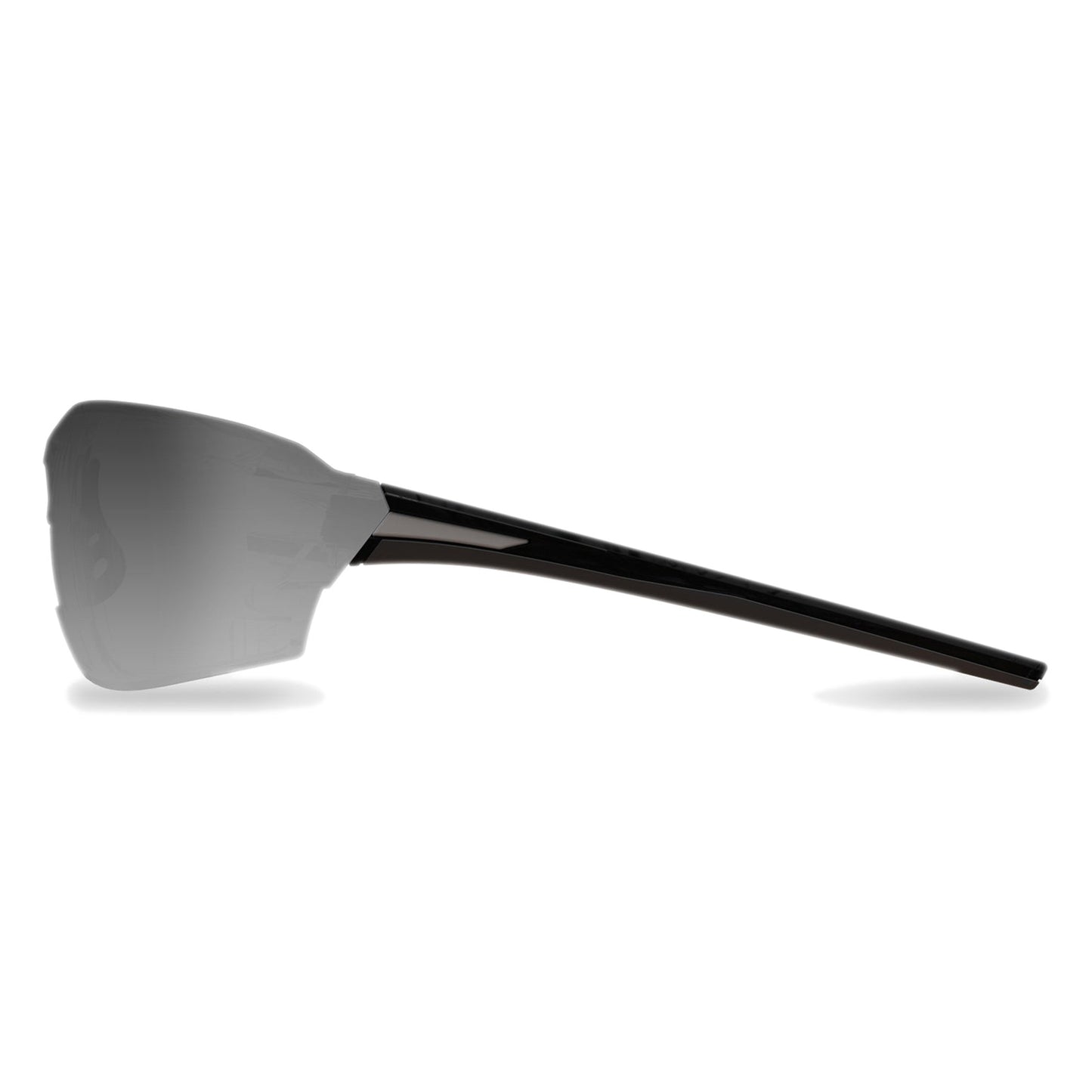 Clear Lens Glasses - Edge - Safety Black Frame