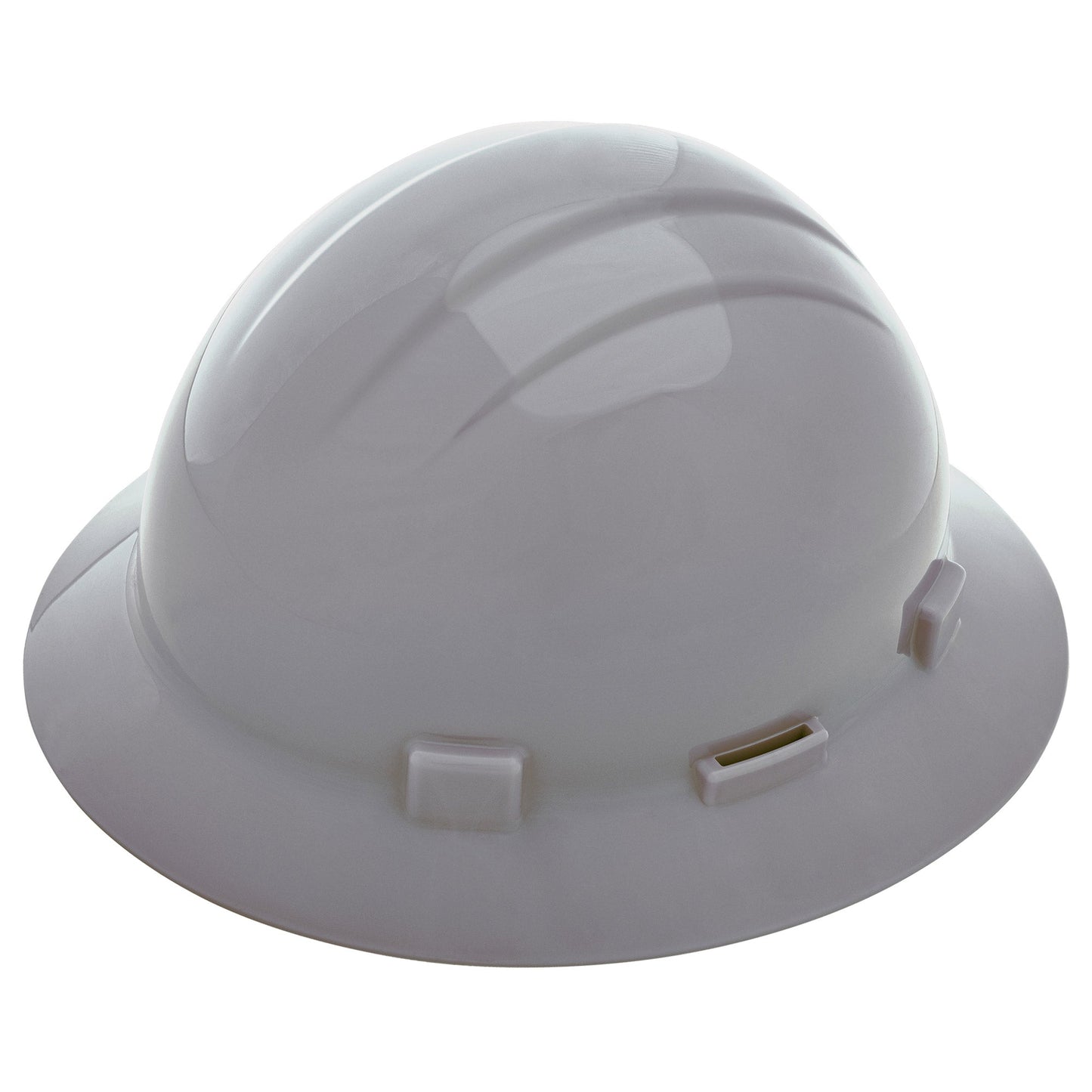 White Hard Hats - ERB - Full Brim Design