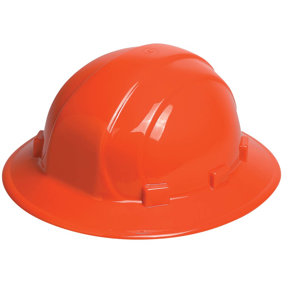Hi-Viz Orange Hard Hats - ERB - Durable Safety Helmet