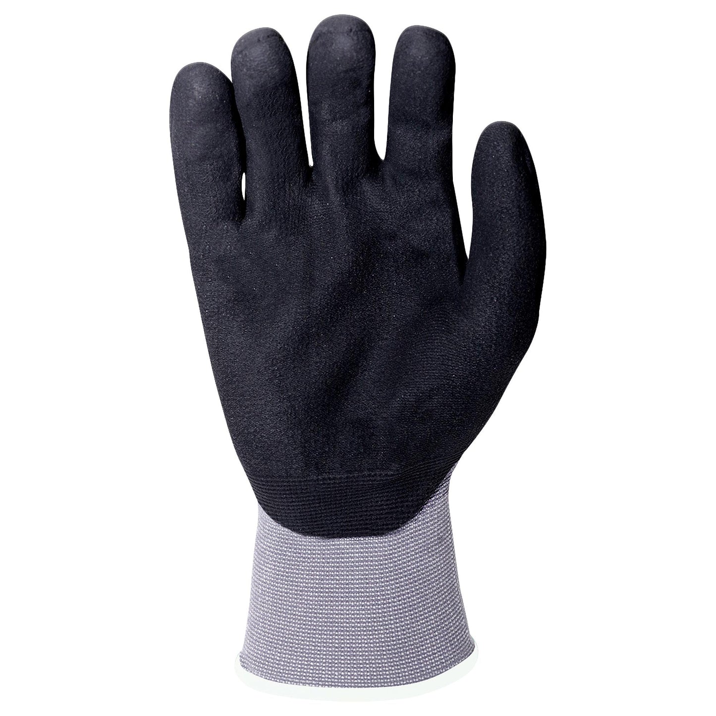 Gray Knit Gloves - ERB by Delta Plus - Nitrile Coating