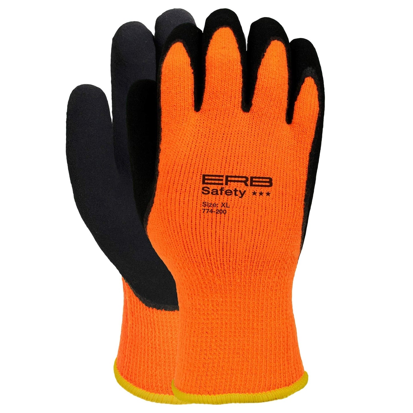 Orange Cold Resistant Gloves - ERB by Delta Plus - Extra Grip
