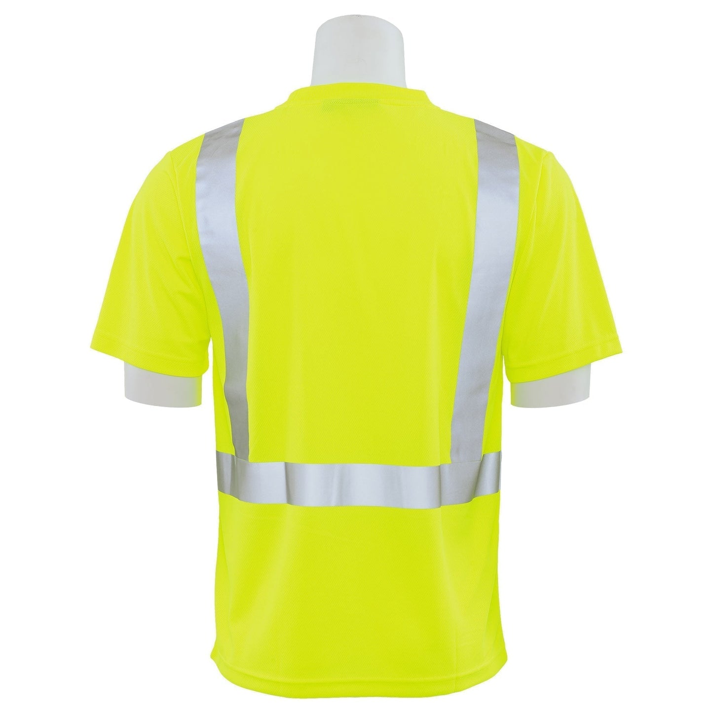 Yellow/Lime Safety Shirt - ERB - Moisture-Wicking Mesh