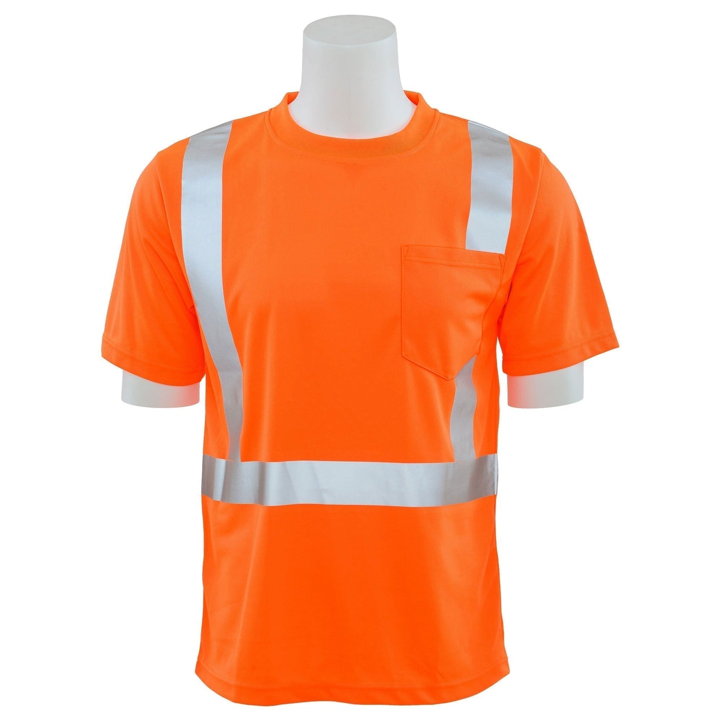 Yellow/Lime Safety Shirt - ERB - Moisture-Wicking Mesh