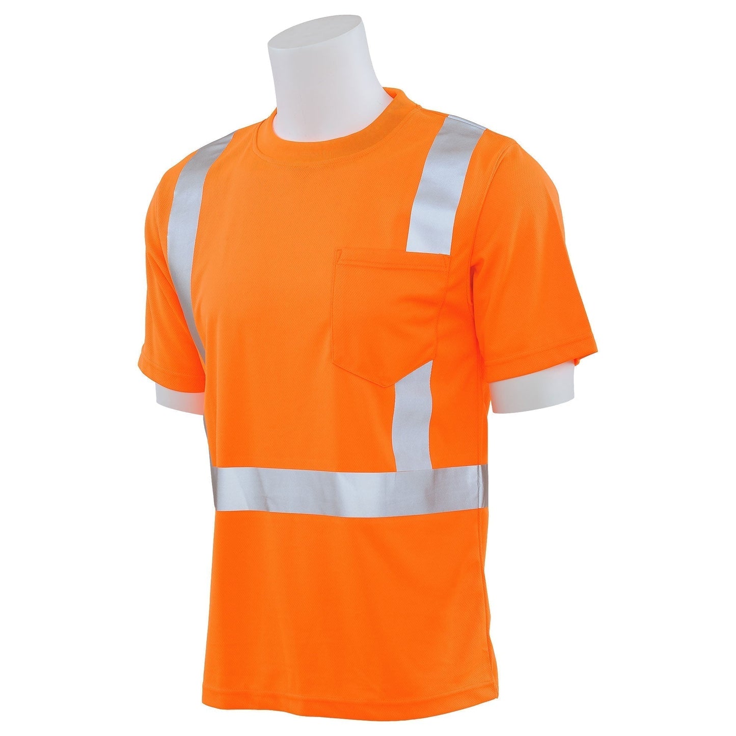 Yellow/Lime Safety Shirt - ERB - Moisture-Wicking Mesh