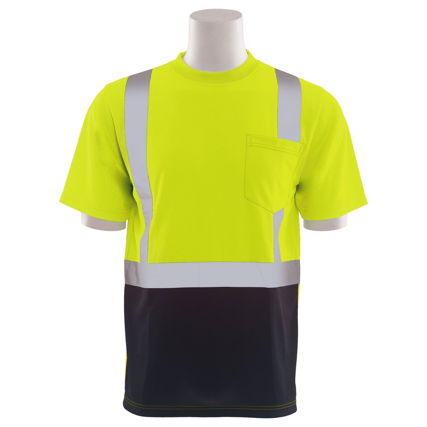 Yellow/Lime Safety Shirt - ERB - Moisture-Wicking