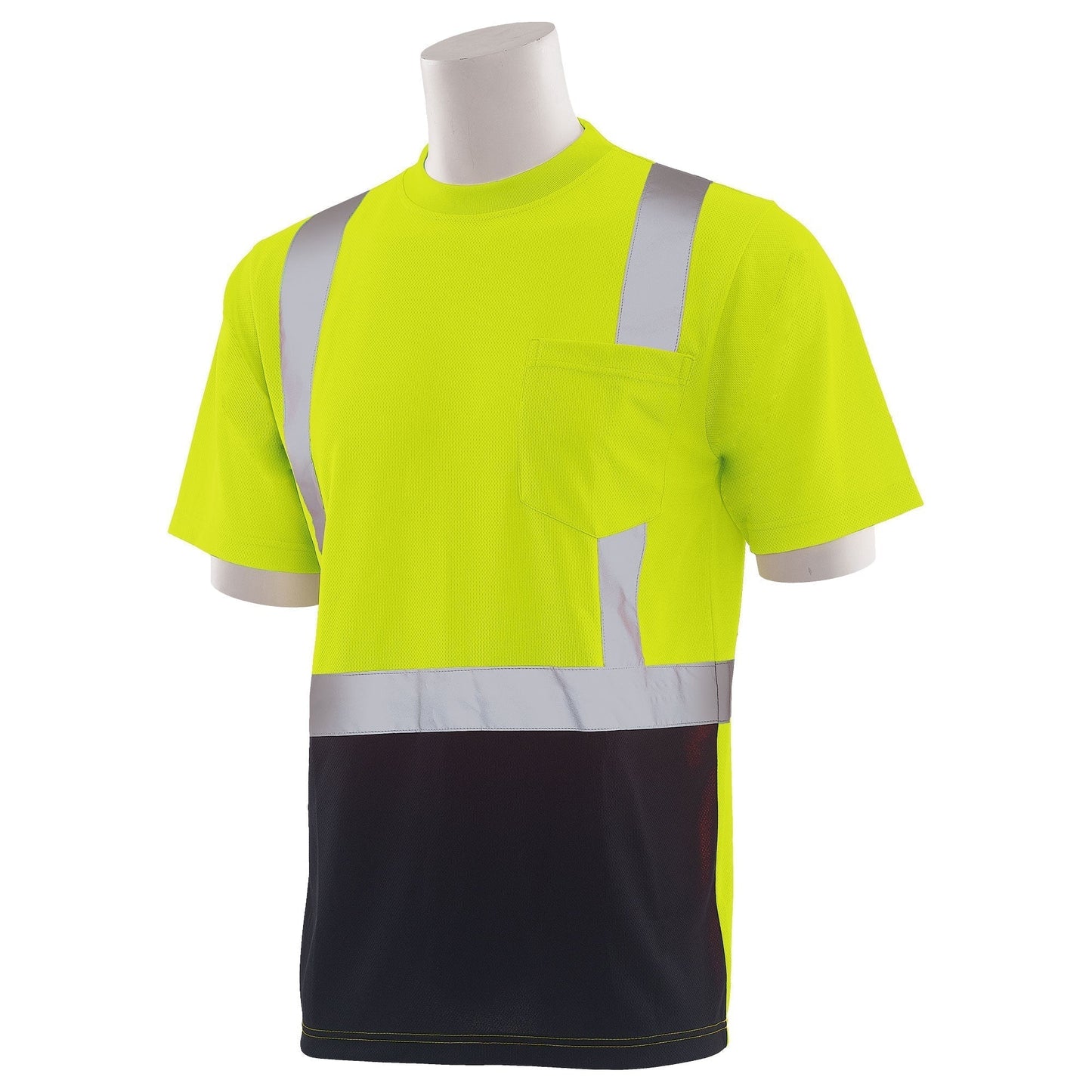 Yellow/Lime Safety Shirt - ERB - Moisture-Wicking
