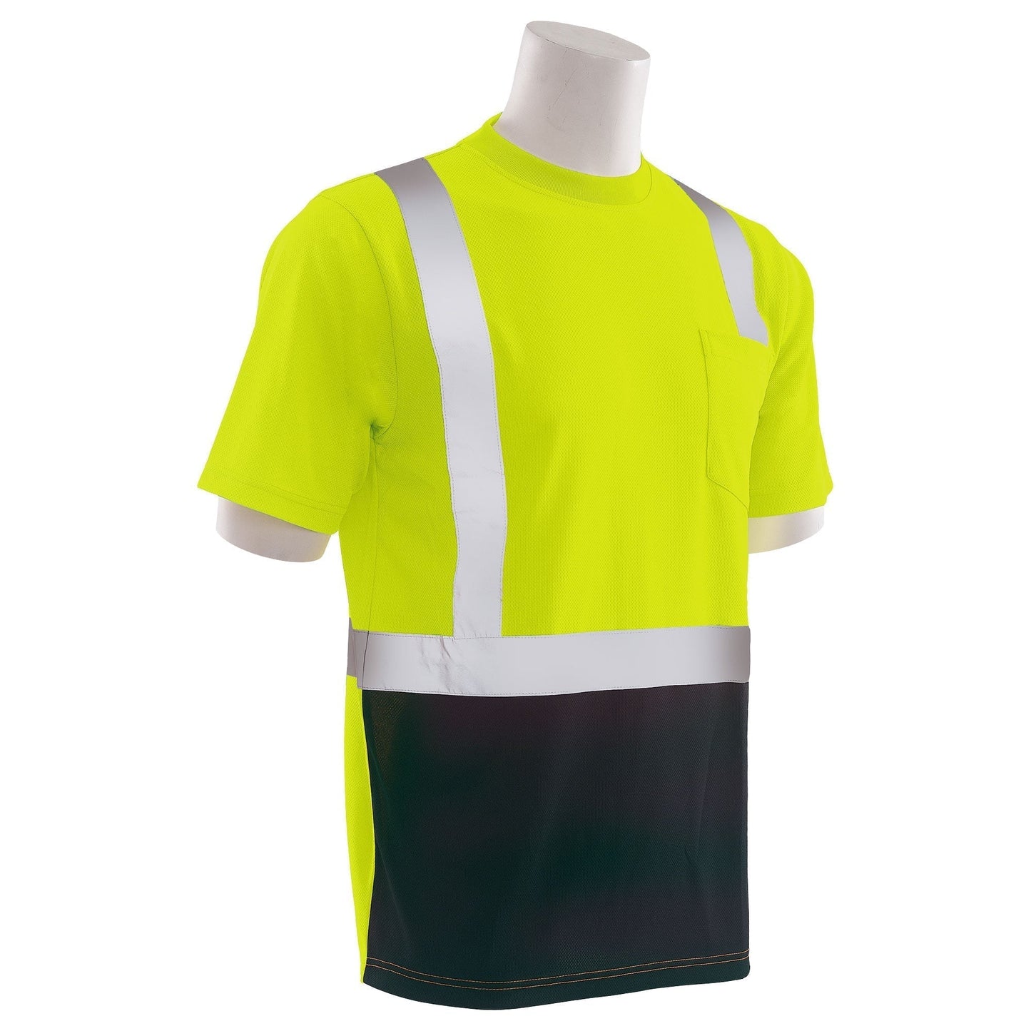 Yellow/Lime Safety Shirt - ERB - Moisture-Wicking
