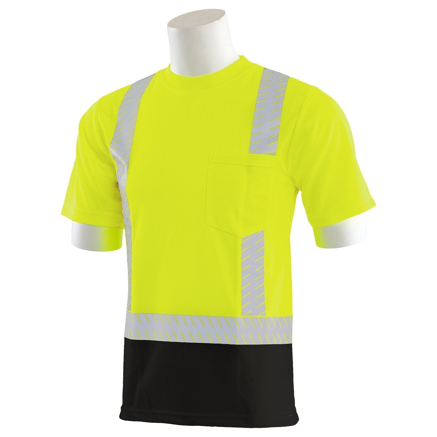 Yellow/Lime Safety Shirt - ERB - Moisture Wicking