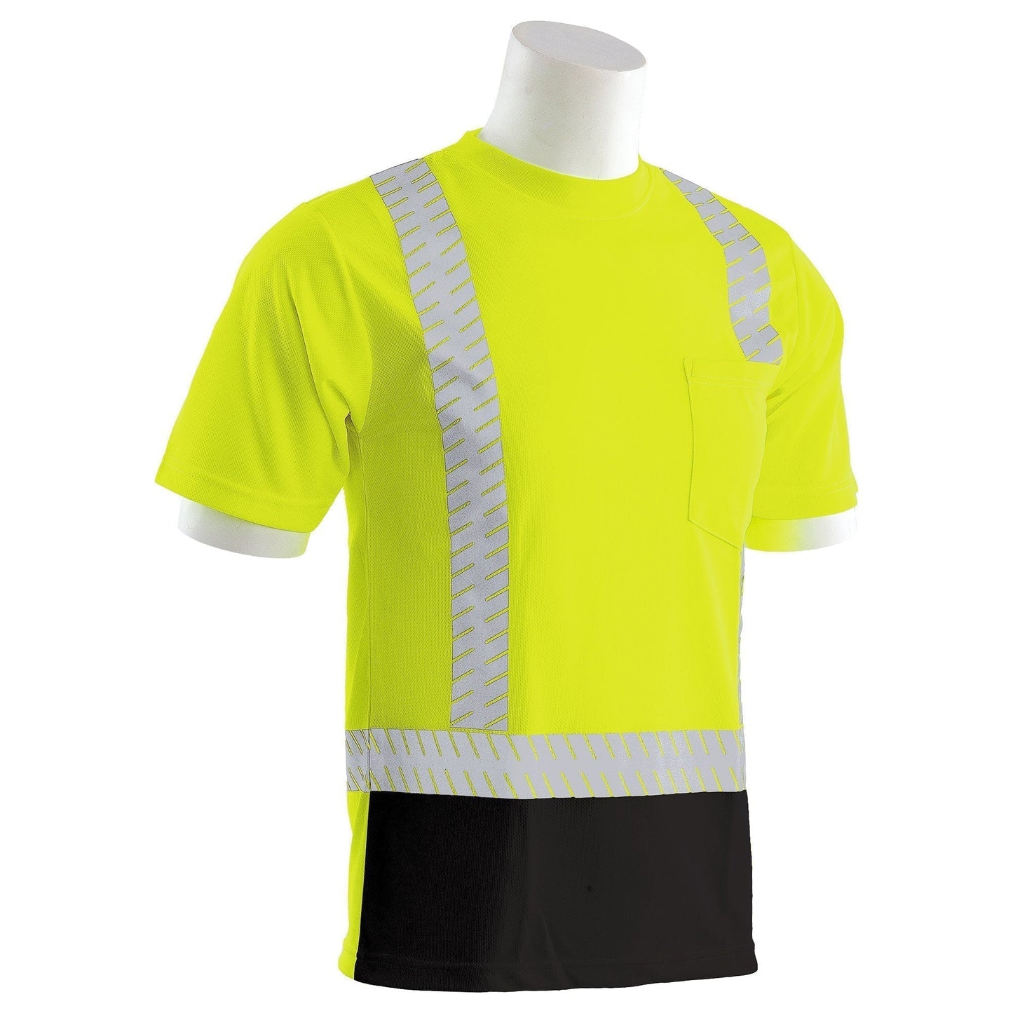 Yellow/Lime Safety Shirt - ERB - Moisture Wicking