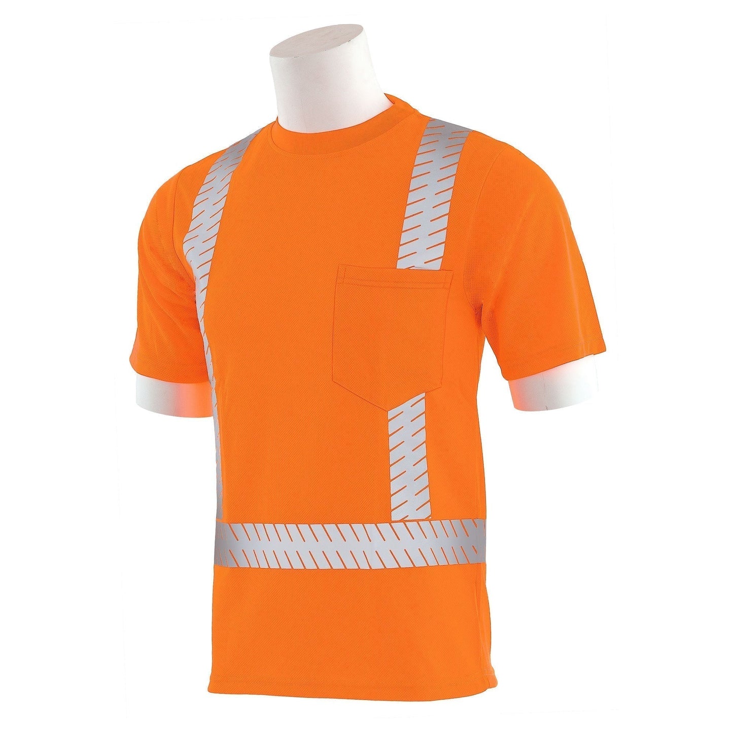 Yellow/Lime Safety Shirt - ERB - Mesh, Moisture-Wicking