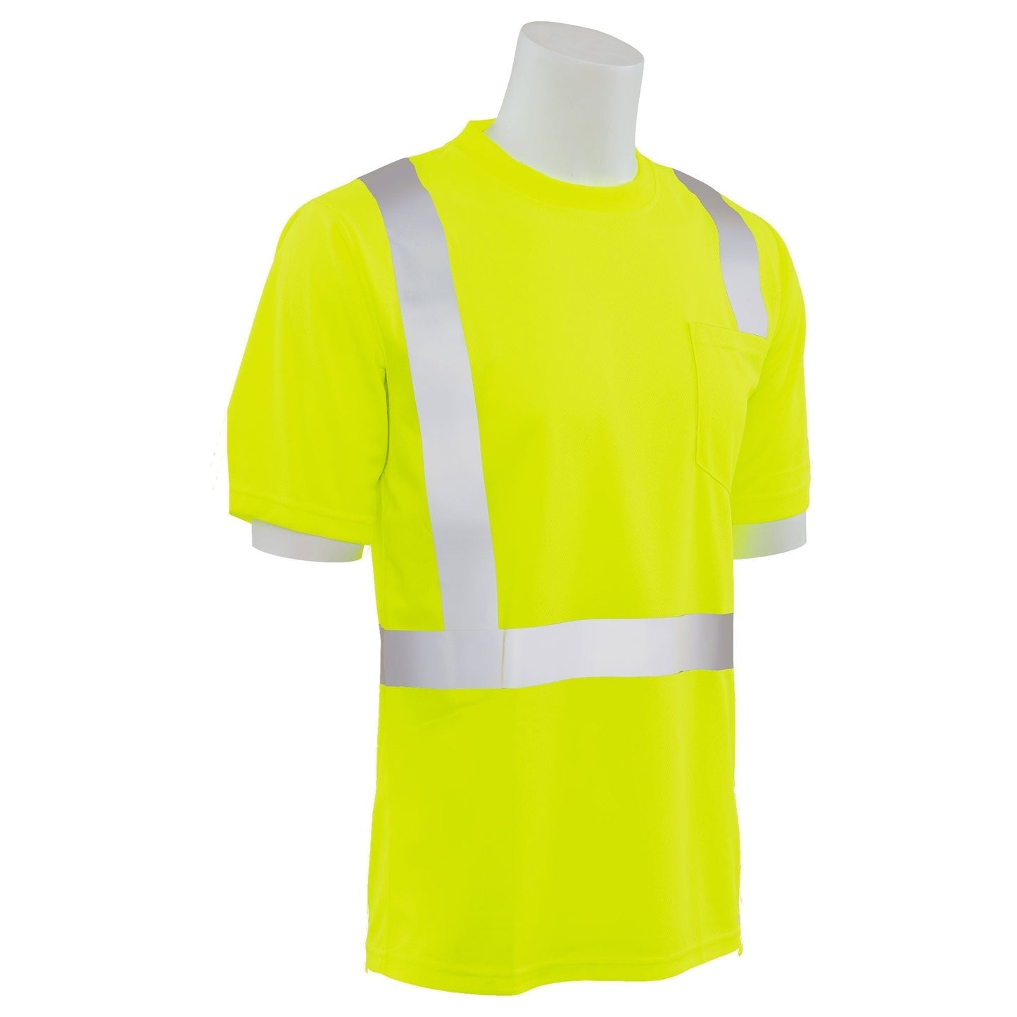 Yellow/Lime Safety Shirt - ERB - Moisture Wicking
