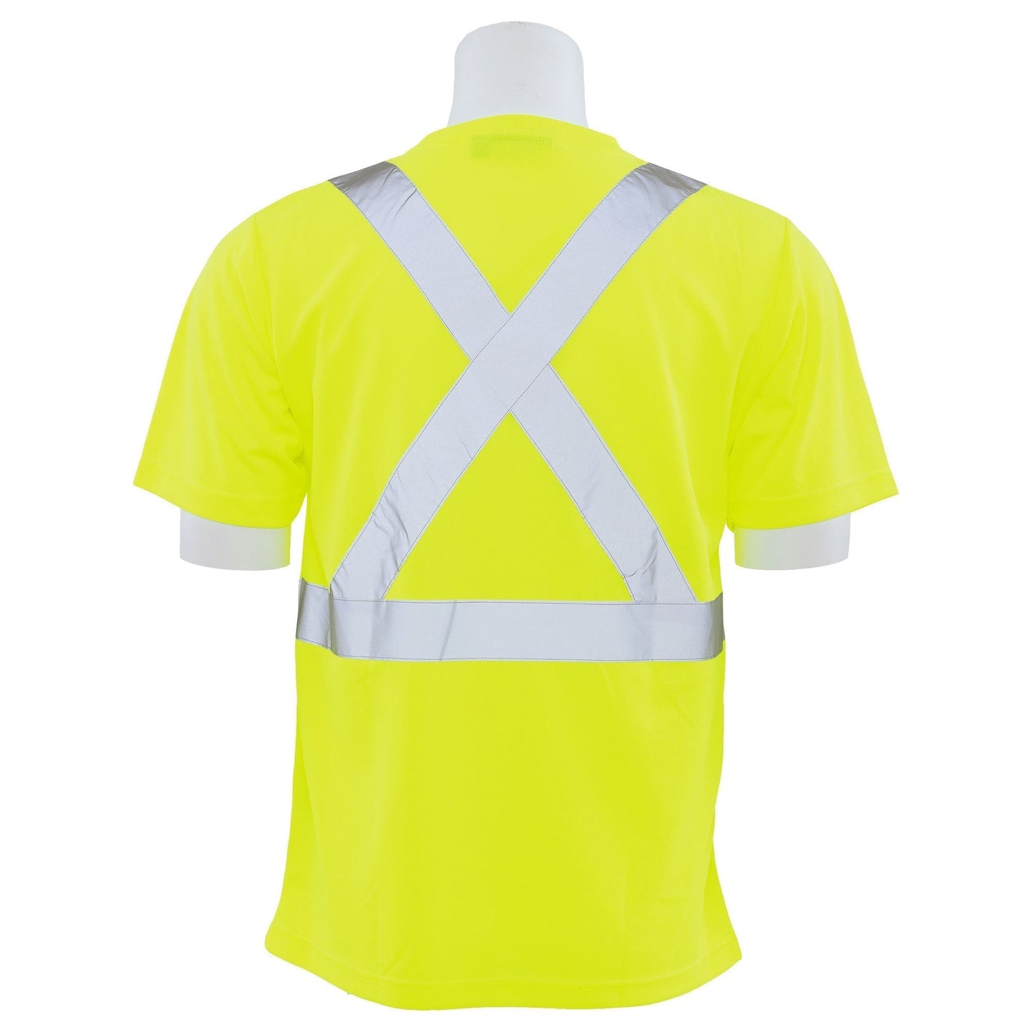 Yellow/Lime Safety Shirt - ERB - Birdseye Mesh