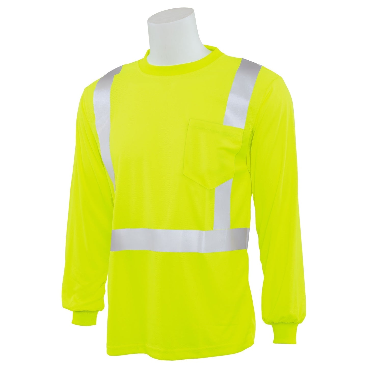 Yellow/Lime Safety Shirt - ERB - Comfortable Mesh Fabric