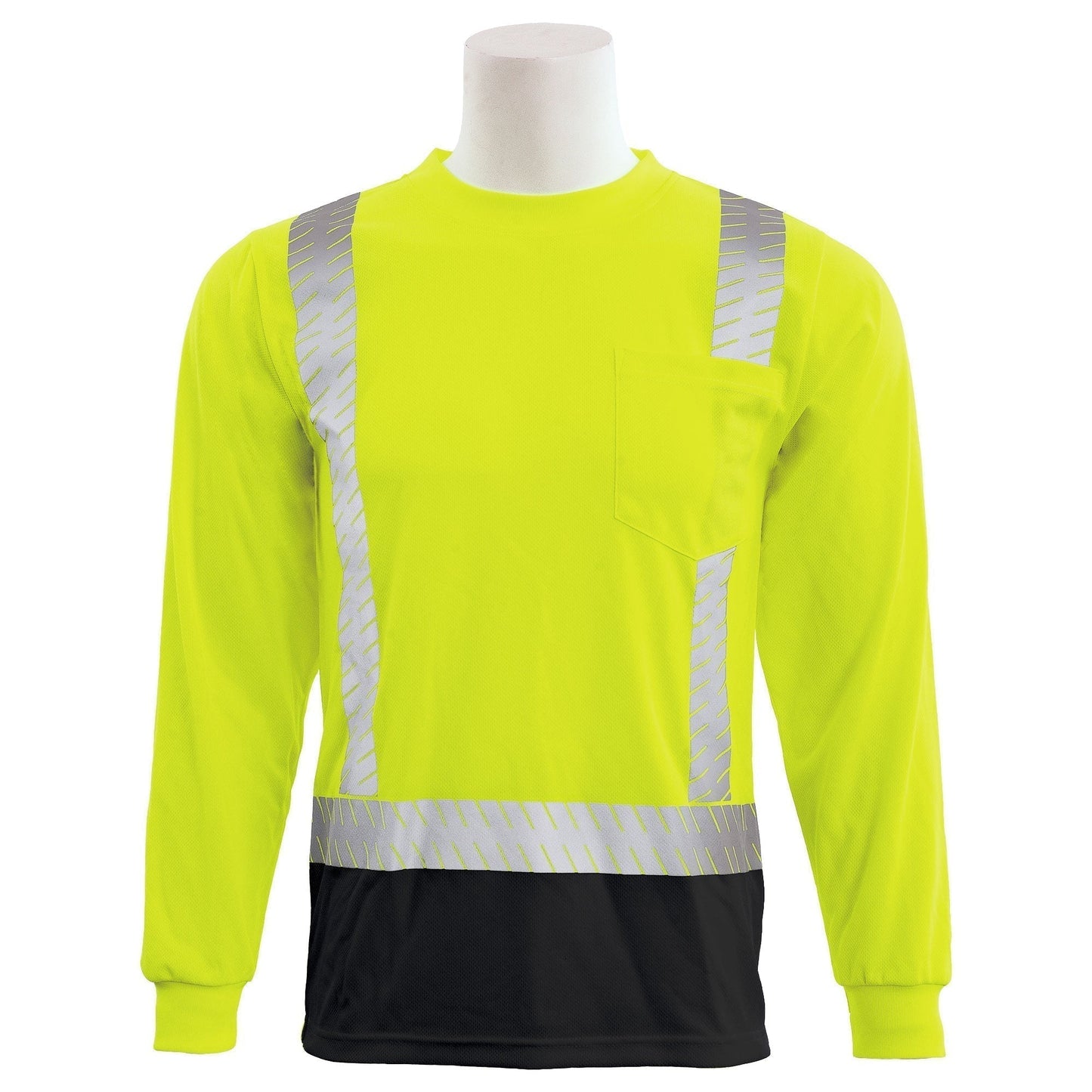 Yellow/Lime Safety Shirt - ERB - Moisture-Wicking