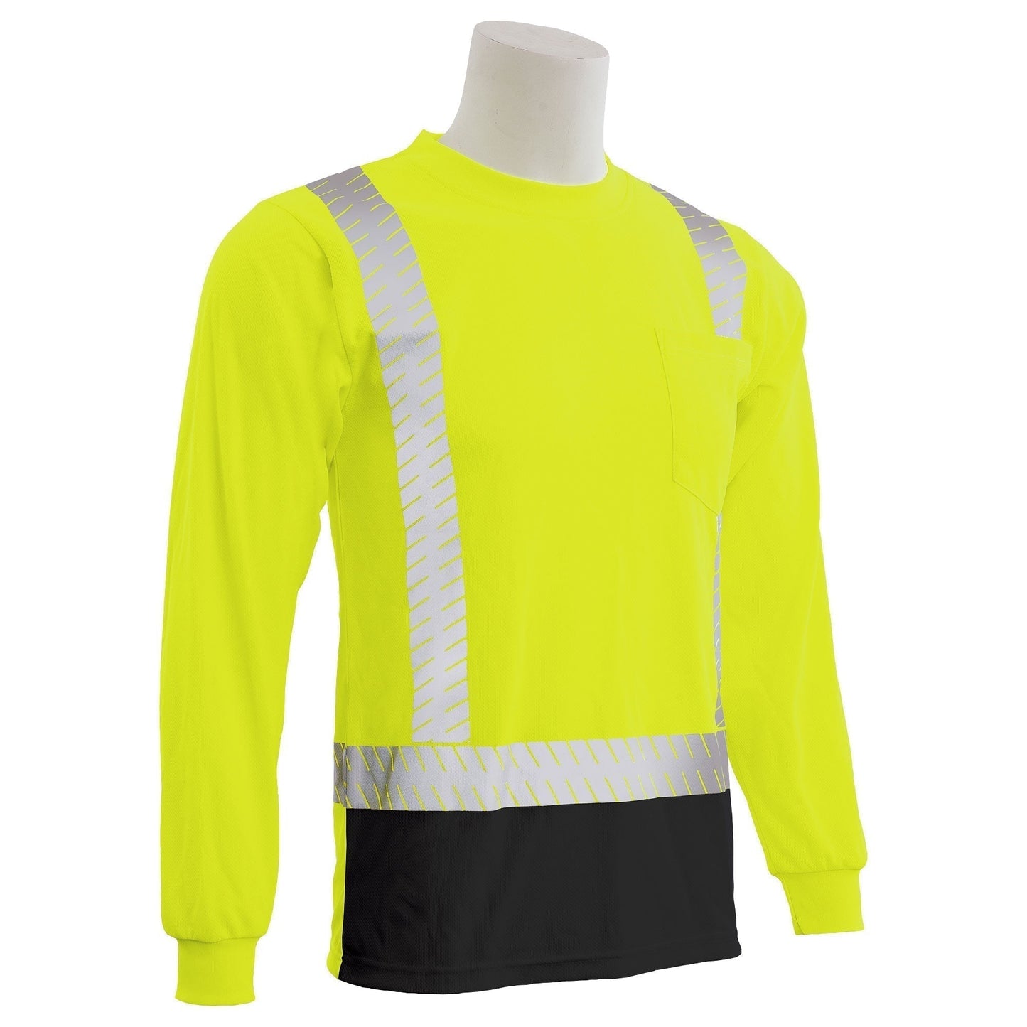 Yellow/Lime Safety Shirt - ERB - Moisture-Wicking