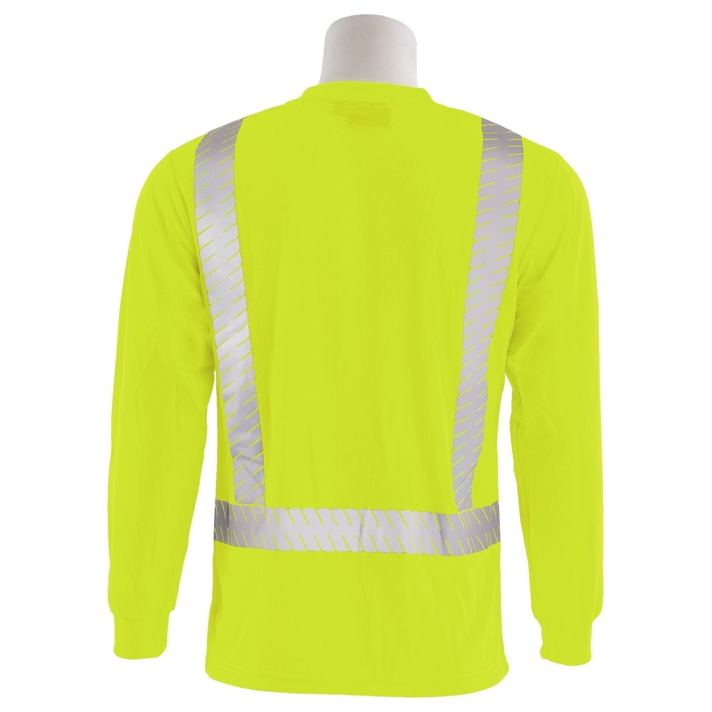 Yellow/Lime Safety Shirts - ERB - Long Sleeve Mesh
